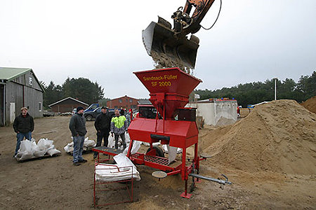 Sandsackfüllmaschine